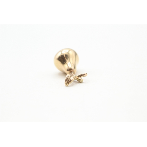 107 - 9ct gold pear charm (1.5g)