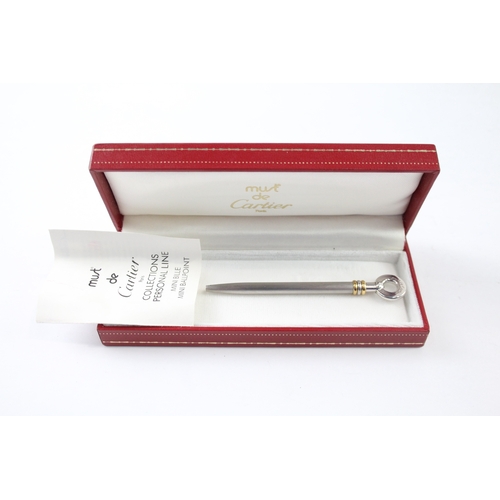 465 - Must De Cartier Mini Bille Ballpoint Pen / Biro WRITING In Original Box