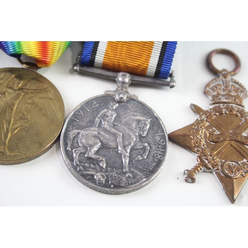 365 - WW1-GV Indian Army Long Service Medal Group  1914-15 Star Trio Gnr Chandler RFA