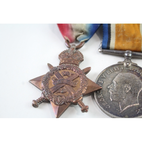 370 - WW1 Mounted 1914 Mons Star Medal Trio 5854 Pte C. H. Spencer Scots Guards