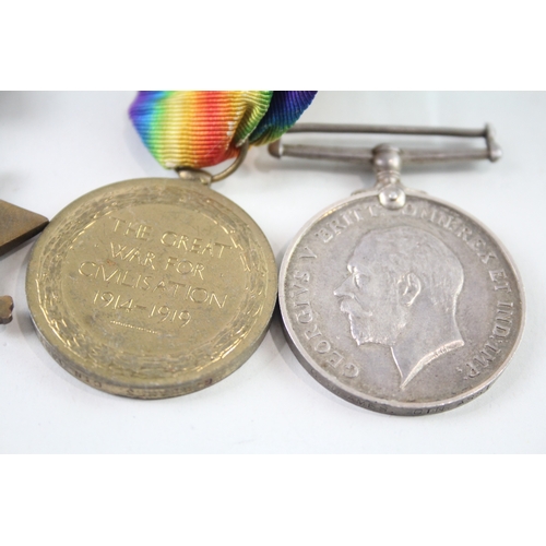 377 - WW1 1914-15 Star Medal Trio G.R Ames Canteen Assistant x 3