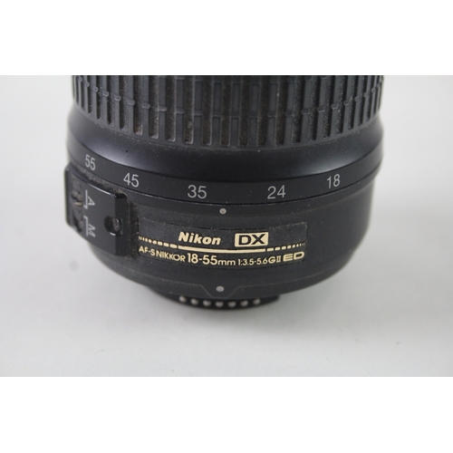 406 - Nikon AFS Nikkor 18-55mm F/3.5-5.6 G II Vintage Autofocus Camera Lens Working