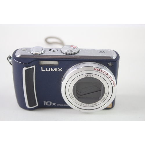 421 - Panasonic Lumix DMC-TZ5 Digital Compact Camera Working w/ 10x Optical Zoom Lens