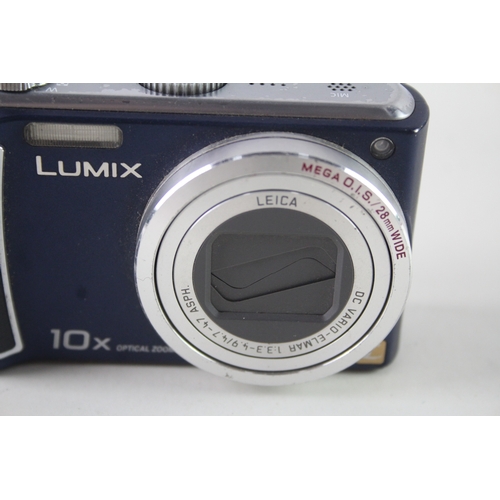 421 - Panasonic Lumix DMC-TZ5 Digital Compact Camera Working w/ 10x Optical Zoom Lens