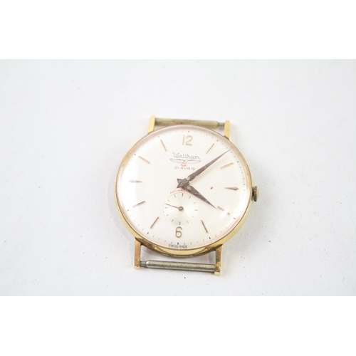 429 - Vintage Waltham Gold Tone Watch Hand-Wind WATCH RUNS