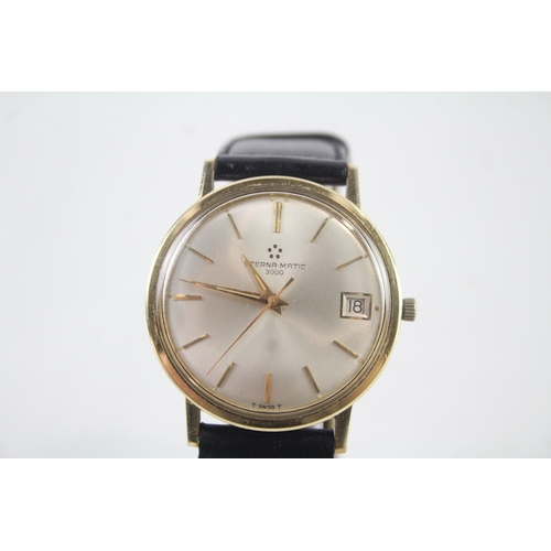 434 - Vintage Eterna-Matic 3000 Watch Automatic WATCH RUNS