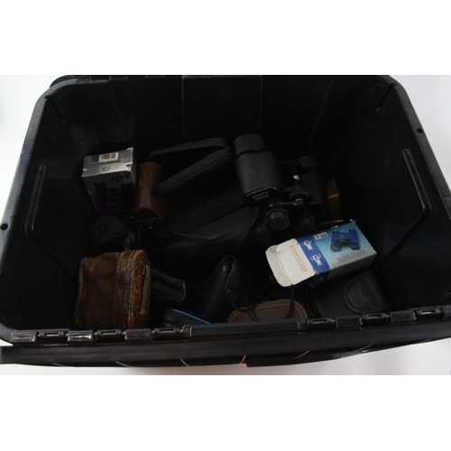 395 - Assorted Binoculars of Various Brands and Magnification w/ Some Cases