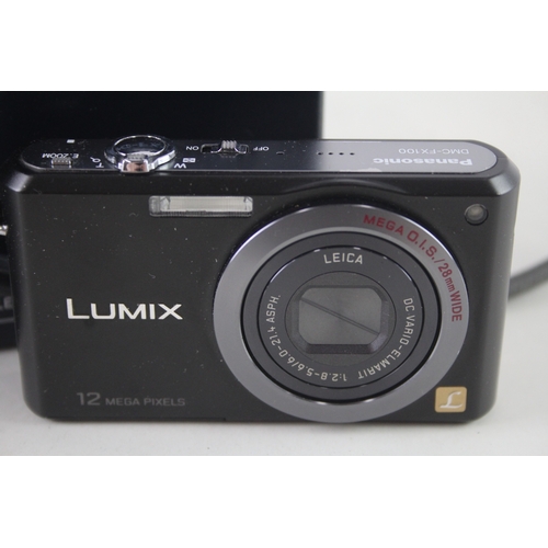 409 - Panasonic Lumix DMC-FX100 Digital Compact Camera Working w/ Leica Zoom Lens