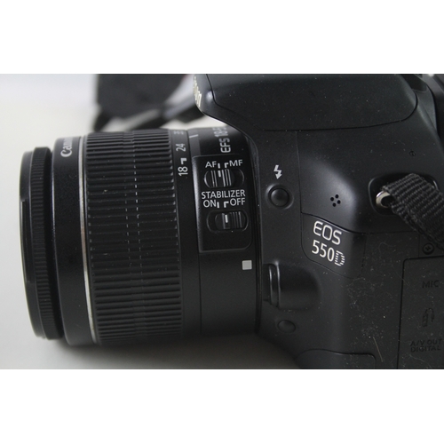 410 - Canon EOS 550D DSLR Digital Camera Working Inc Canon EFS 18-55mm F/3.5-5.6 IS II