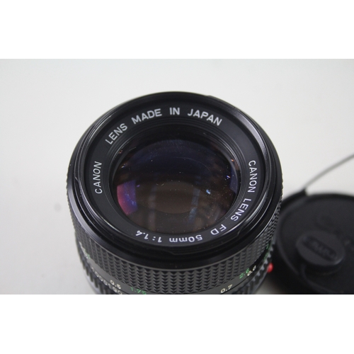 413 - Canon FD 50mm F/1.4 Vintage Manual Focus Camera Lens Mechanically Working