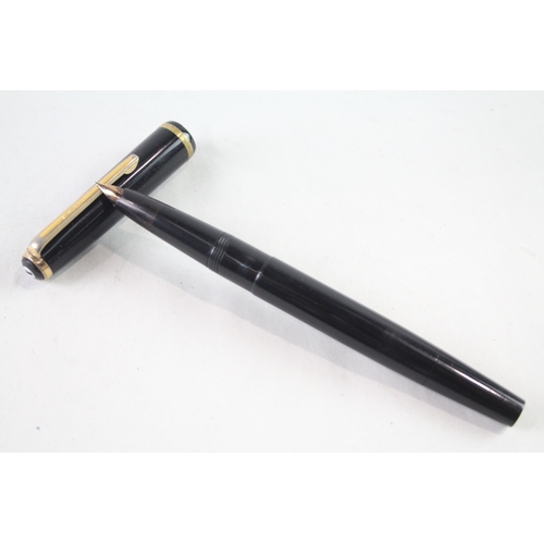 447 - Vintage Lamy 99 36 Black Cased Fountain Pen w/ 14ct Gold Nib WRITING