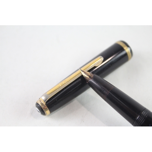 447 - Vintage Lamy 99 36 Black Cased Fountain Pen w/ 14ct Gold Nib WRITING