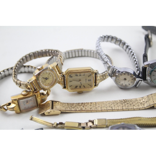 450 - Job Lot Vintage Women's Assorted Hand-Winds/Automatic Wristwatches UNTESTED