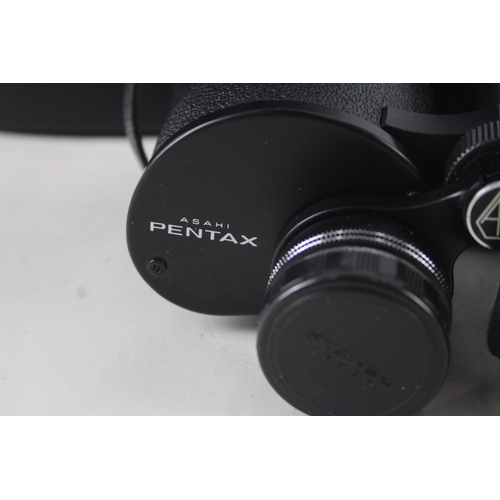 415 - Asahi Pentax 8x40 Wide Field 9.5° Binoculars Working w/ Original Case