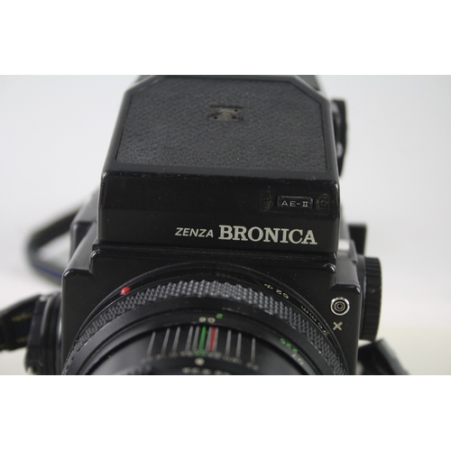 419 - Zenza Bronica ETRS Medium Format Film Camera w/ 75mm F/2.8 Lens & Viewfinder