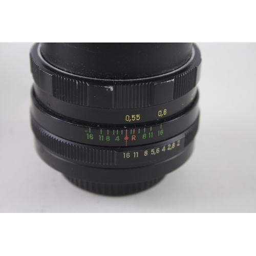 420 - Helios-44M 58mm F/2 Vintage Manual Focus Camera Lens Mechanically Working