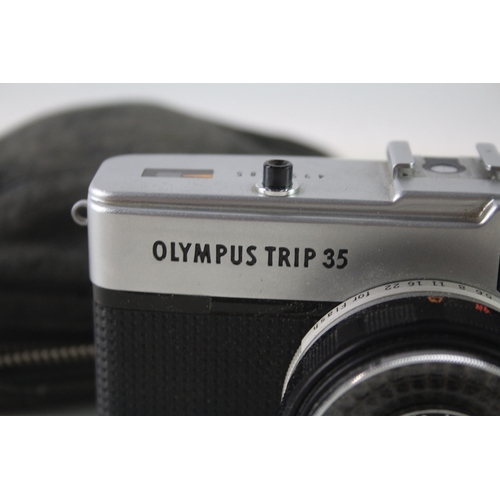 423 - Olympus Trip 35 Film Camera Working w/ D. Zuiko 40mm F/2.8 Lens