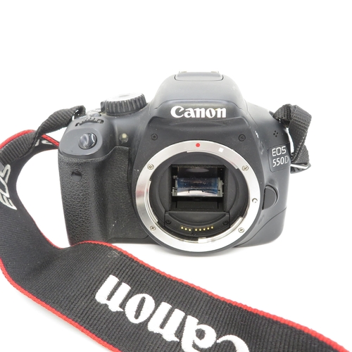 417 - Canon EOS 550D DSLR Digital Camera Working Body Only