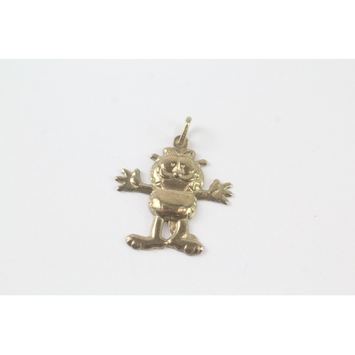 100 - 9ct gold Garfield charm (0.4g)