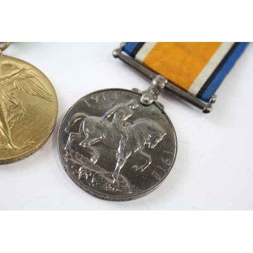 383 - WW1 Officers Medal Pair 2nd Lieutenant G.R. Powell x 2