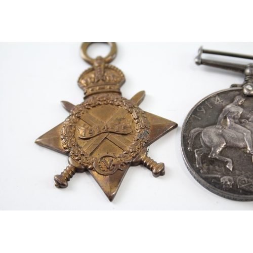 386 - WW1 1914-15 Star Medal Trio 3607 Pte-Cpl D. Samson Royal Highlanders x 3