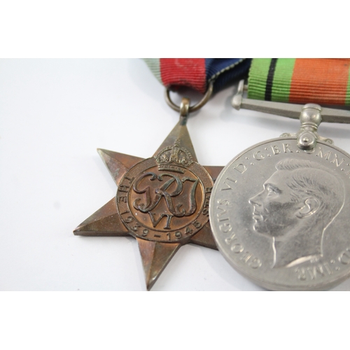 388 - Mounted WW2 Territorial Medal Group, Territorial 5252889 Cpl F.H Tolley Worc Reg