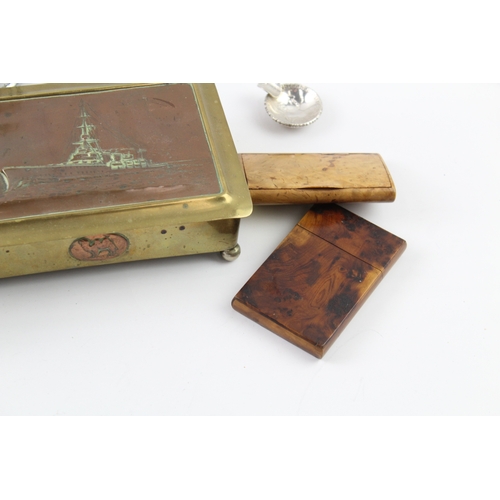 404 - Antique/Vintage Collectibles Inc Clockwork Bird, Cigarette Box Etc Joblot - clockwork items for spar... 