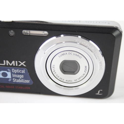 445 - Panasonic Lumix DMC-FS28 Digital Compact Camera Working w/ Leica 4x Lens