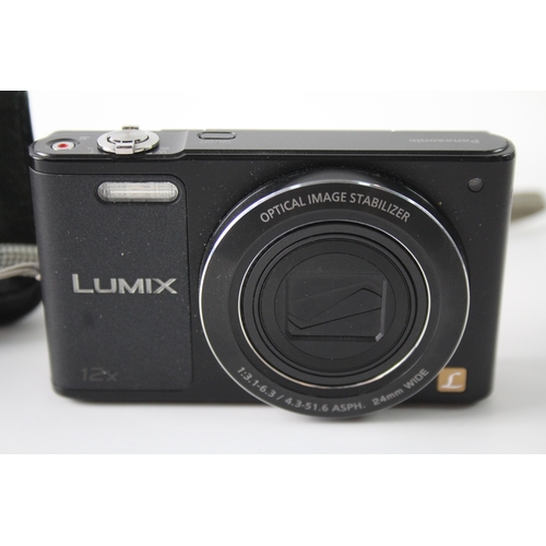 447 - Panasonic Lumix DMC-SZ10 Digital Compact Camera Working w/ 12x Zoom Lens