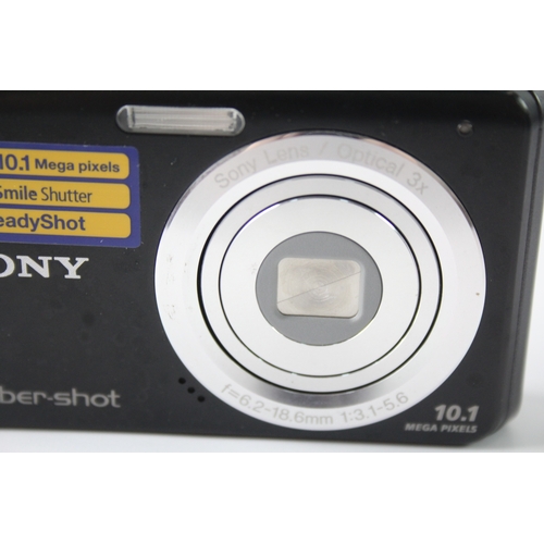 453 - Sony Cybershot DSC-W180 Digital Compact Camera Working w/ 3x Optical Zoom Lens