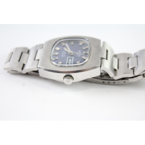 455 - Men's Vintage Rotary Stainless Steel Watch Automatic WATCH RUNS