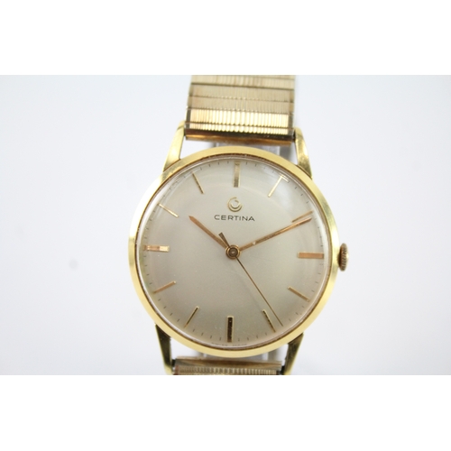 465 - Vintage Certina Gold Tone Watch Hand-Wind WATCH RUNS