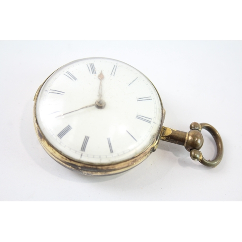 471 - Antique Grayhurst/London Verge Fusee Pocket Watch Key-Wind WATCH RUNS