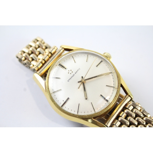 472 - Men's Vintage Eterna-Matic Gold Tone Watch Automatic WATCH RUNS