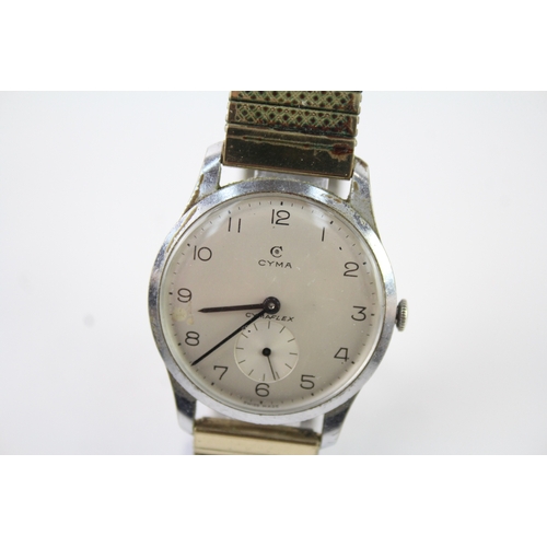 476 - Men's Vintage Cyma Cymaflex Watch Hand-Wind WATCH RUNS