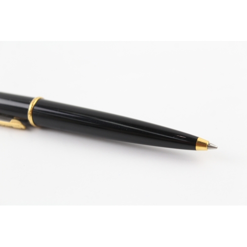 485 - Cartier Diablo Black Lacquer & Gold Plated Ballpoint / Biro Pen WRITING