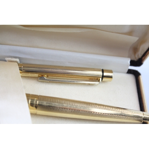 491 - Vintage Sheaffer Lady Sheaffer Gold Plated Fountain Pen w/ 14ct Nib WRITING