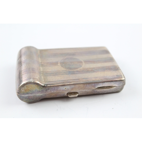 349 - Edwardian 1909 Birmingham Sterling Silver Dual Cigarette / Lipstick Case (96g)