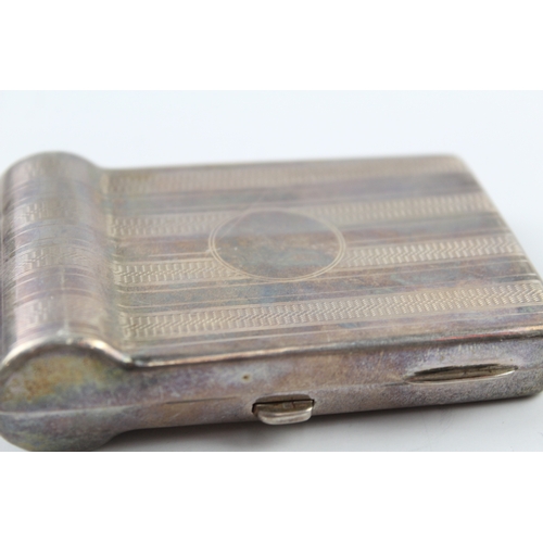 349 - Edwardian 1909 Birmingham Sterling Silver Dual Cigarette / Lipstick Case (96g)