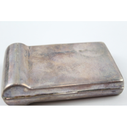 349 - Edwardian 1909 Birmingham Sterling Silver Dual Cigarette / Lipstick Case (96g)