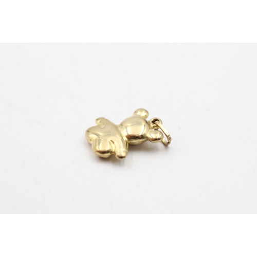 131 - 9ct gold bear charm (0.7g)