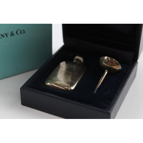 338 - TIFFANY & CO. Stamped .925 Sterling Silver Scent Perfume Bottle In Box (18g)