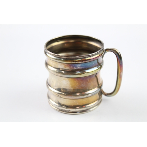 364 - Late Victorian 1901 Birmingham Sterling Silver Novelty Christening Cup (33g)