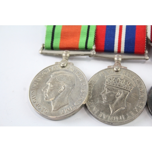 378 - WW2-ERII Mounted Army Long Service Medal Group LSGC WOCLI CD Hopwood R Signals