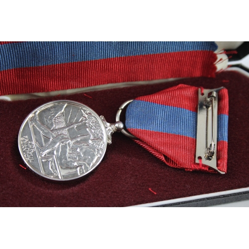 384 - Boxed ERII Medals RAF & Imperial Service GSM ACI GJ Lilly RAF, Imperial GJ Lilly