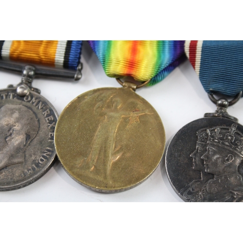 385 - Mounted WW1 GVI Coronation Medal Group, Trio Pte A.G. Dellar LSGC Sjt Dellar