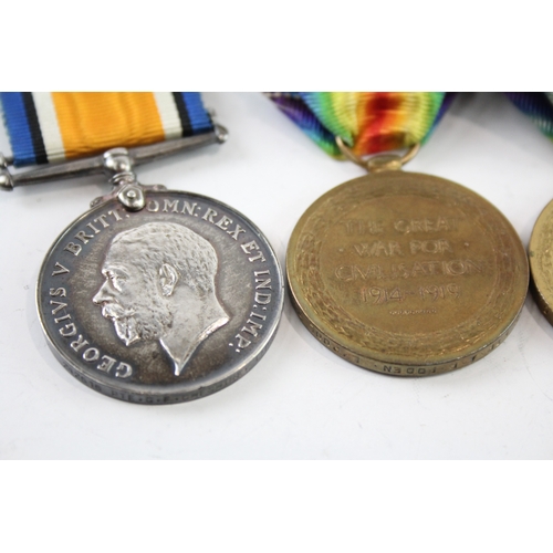 388 - WW1 War & Victory Medals, War Pte GF Cheshire LPool R, Gnr FW Ward RA Etc x 4