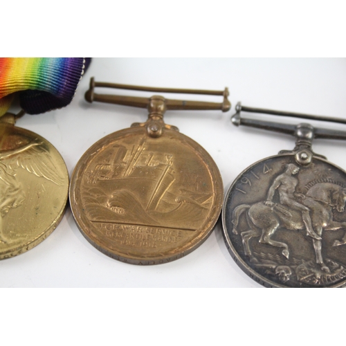 389 - WW1 Medals Inc War, Victory, Mercantile Marine, War Pte J. L. Killick R Fus x 4