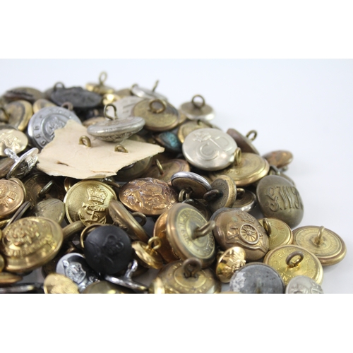 391 - Mixed Lot Uniform Buttons Inc Police, Military, ARP, Etc Joblot