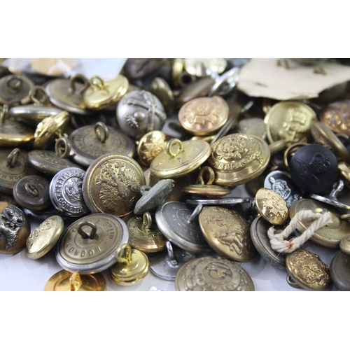 391 - Mixed Lot Uniform Buttons Inc Police, Military, ARP, Etc Joblot